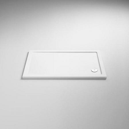 Image 3 of Nuie Pearlstone Rectangular Shower Tray 1400mm x 760mm - Whi