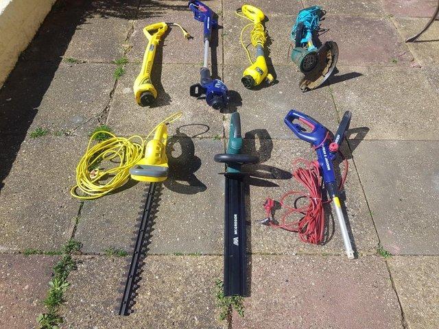Preview of the first image of Joblot of Trimmers, Hedge Cutters, Strimmers Spares/Repairi.