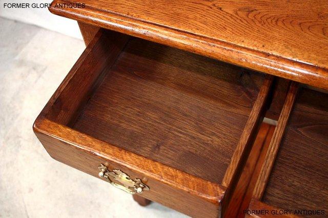 Image 39 of SOLID OAK HALL LAMP PHONE TABLE SIDEBOARD DRESSER BASE STAND
