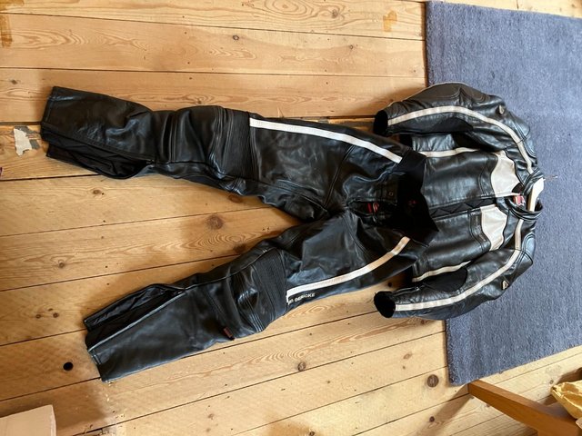 Preview of the first image of Hein Gericke 2 piece motorcycle leathers.