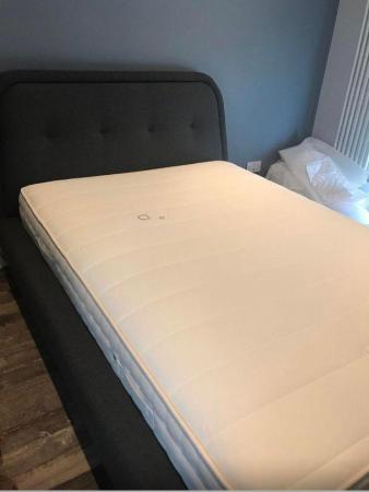 Image 1 of Dwell double storage bed - dark grey felt (no mattress)