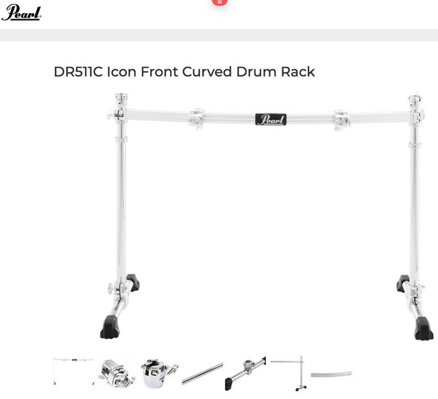 Preview of the first image of PEARL ICON RACK, CURVED RACK.