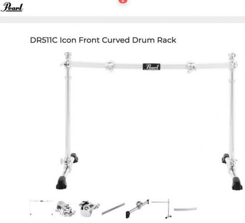 Image 1 of PEARL ICON RACK, CURVED RACK