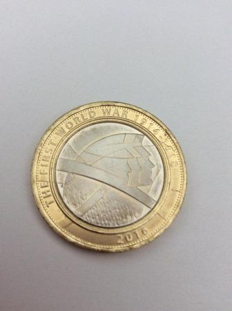 Image 2 of Rare £2:00 coin. The First World War