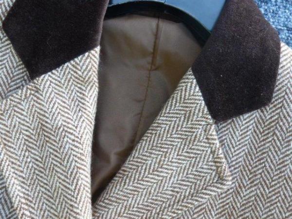 Image 3 of New Shires  24" brown herringbone jacket