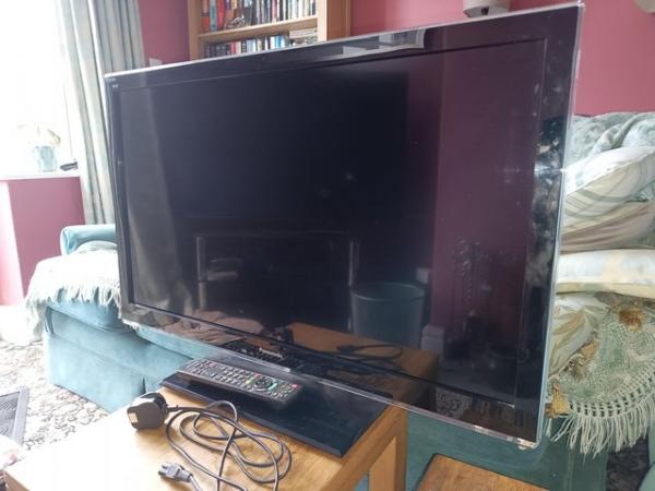 Image 2 of Panasonic LCD TV with power lead and remote control