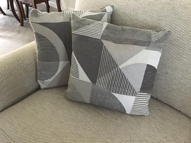 Two cushions new with no tags. 40 x 40 cm.