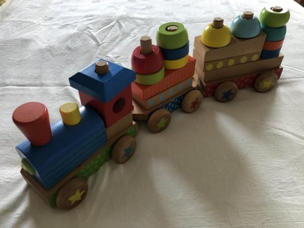 Image 2 of Wooden Trains - Ideal for baby or toddler