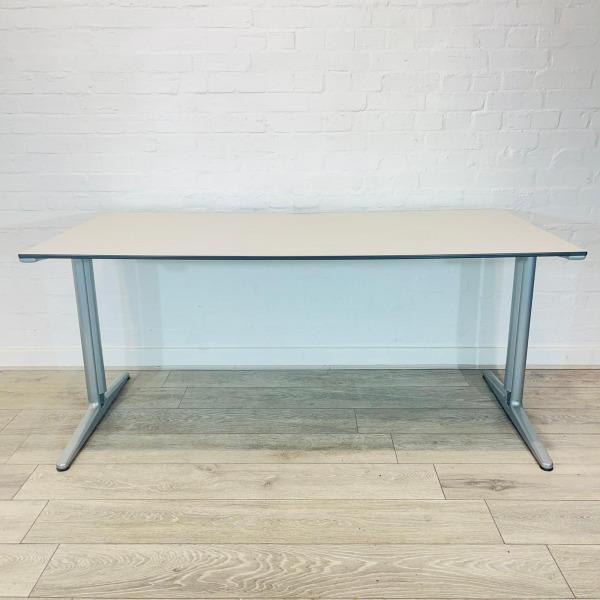 Preview of the first image of ahrend 1600 x 800 light grey desk.