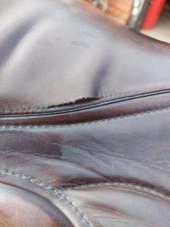 Image 2 of 17.5" brown Saddle Company saddle