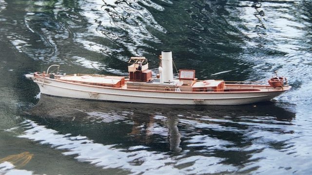 Image 21 of Model boat live steam,45 inch museum quality steam yacht