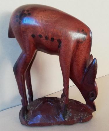 Image 1 of Vintage Hand Carving from African hardwood