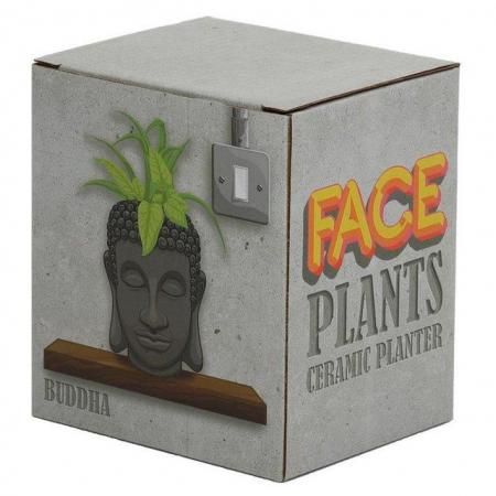 Image 3 of Decorative Ceramic Indoor Freestanding Planter - Thai Buddha