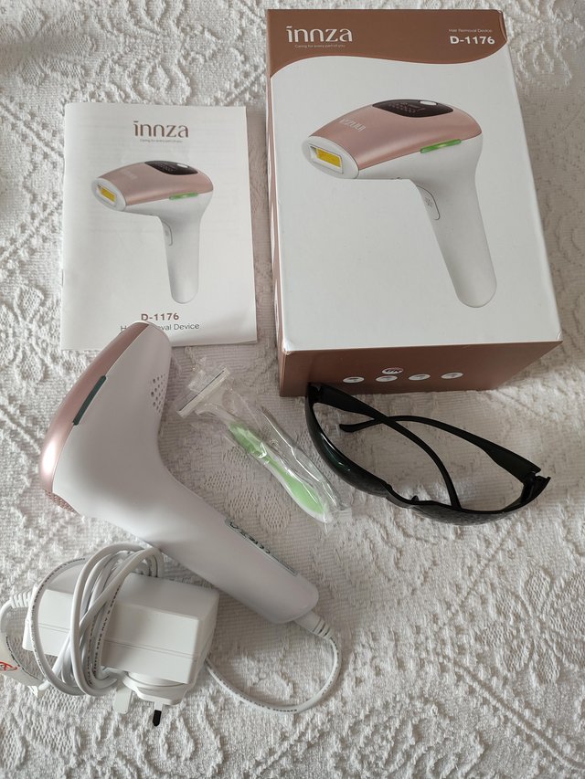 Preview of the first image of Inza IPL hair removal device.