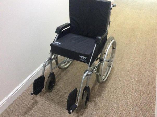 Image 2 of Lightweight wheelchair folding with gel filled tyres