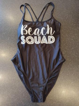 Image 1 of Size 18 black swimming costume