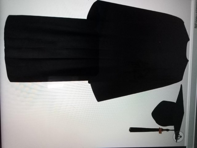 Preview of the first image of Graduation cap and gown UNISEX.