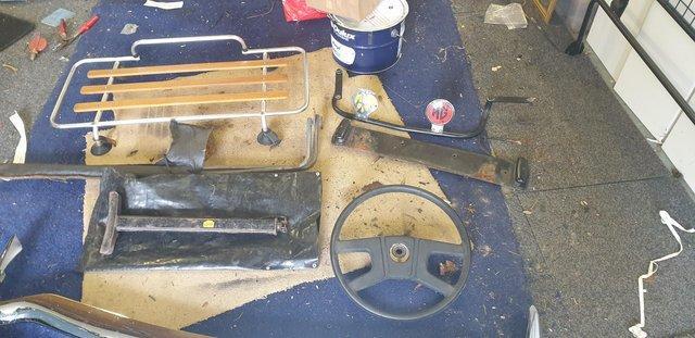 Image 2 of MGB Woodern effect dash board vineer and loads other parts
