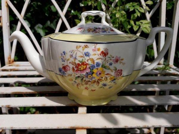 Image 2 of Vintage 'Pareek' Fine Bone China Teapot