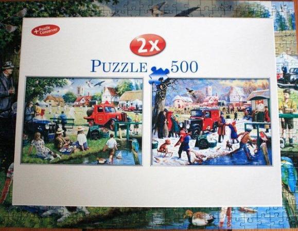 Image 1 of Puzzle Conserver 2 x 50 Nostalgic Seasons