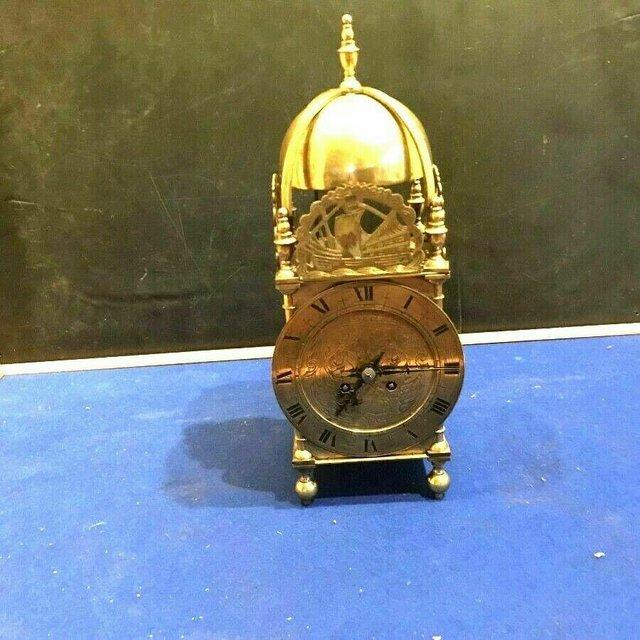 Preview of the first image of Large Lantern clock, two train French mechanical movement.