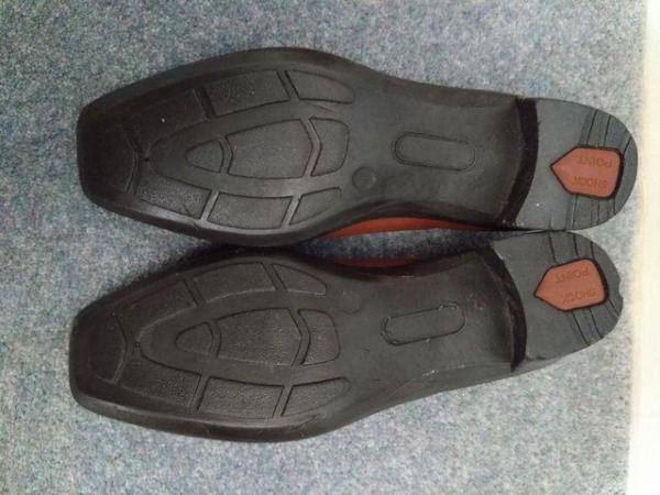 Image 3 of Padders Brown Leather Court Shoes UK 6