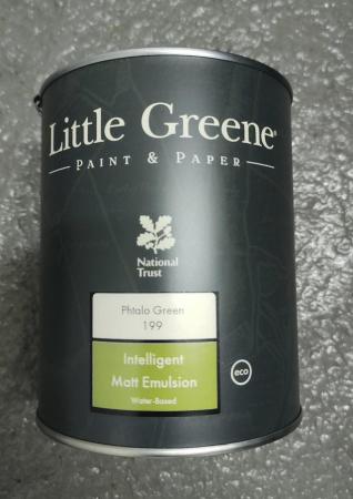 Image 1 of Unopened Little Greene Paint Tin - Green