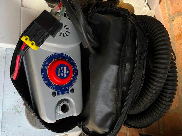 Preview of the first image of The Bravo BP12 Electric Inflator pump used.