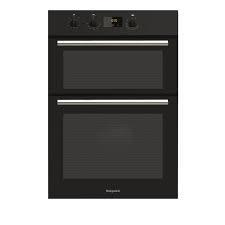 Image 1 of HOTPOINT CLASS 2 BLACK ELECTRIC DOUBLE OVEN-FAN-FAB-WOW