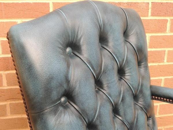 Image 10 of Gainsborough Chesterfield Chair with Yew Frame (UK Delivery)