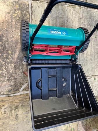 Image 2 of Bosch AHM 38 G Cylinder Mower.  V. good condition.