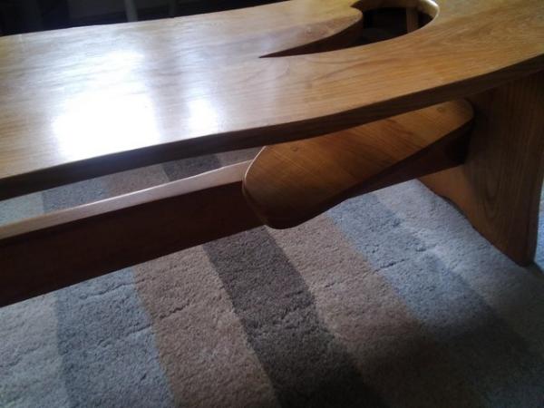 Image 2 of Elm Coffee Table in Very Good Condition