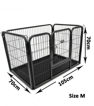 Image 3 of Puppy/dog playpen with removable tray