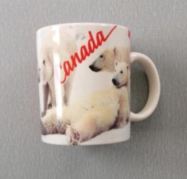 Preview of the first image of Canada Wildlife 'Polar Bear' tea/coffee mug..