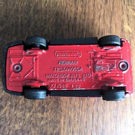 Image 2 of Vintage 1986 Matchbox Ferrari Testarossa. Can post.