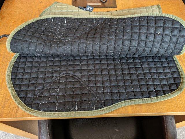 Preview of the first image of Le Mieux Saddle pad, S/M GP Olive.