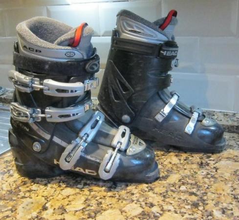 Image 3 of PAIR OF SKI BOOTS BY "HEAD" WITH BAG