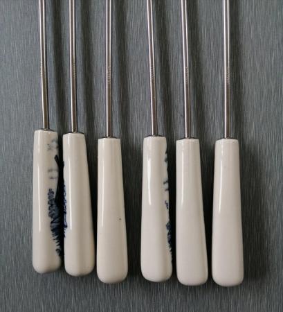 Image 5 of 2 Sets of Stainless Steel Fondue Forks/Skewers.