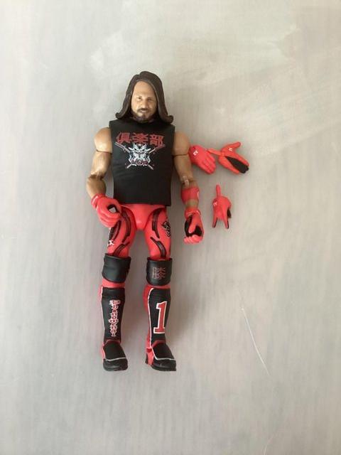 Preview of the first image of AJ Styles elite 104 mattel wwe figure.