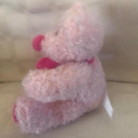 Image 3 of Vintage small pink teddy bear. Can post.