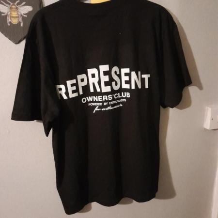 Image 1 of Represent tshirt black size small
