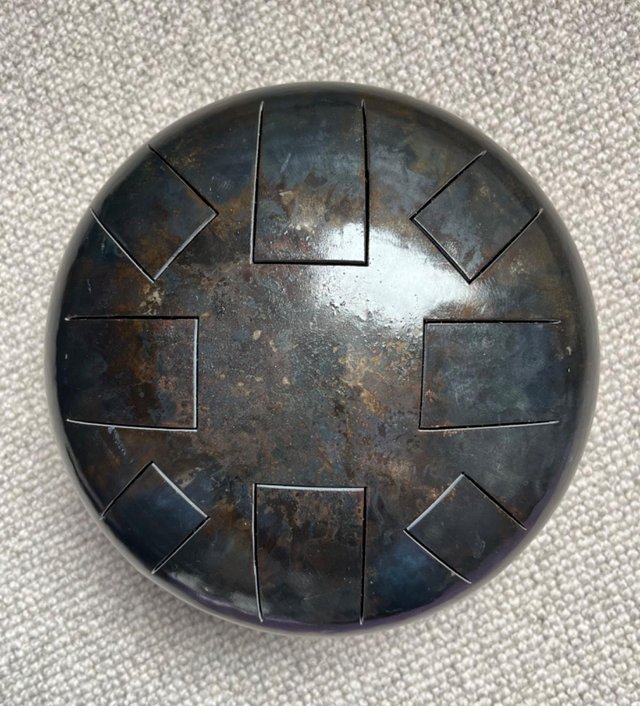 Preview of the first image of Tongue/Tank Drum - Unique locally hand forged steel.