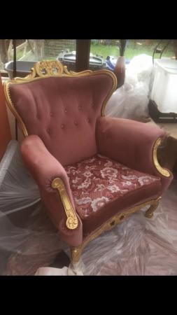 Image 2 of Rococo Style Sofa And 2 Chairs