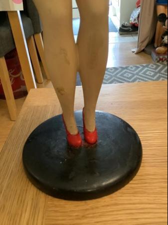 Image 3 of Betty Boop Sexy Waitress in Black Dress Big Figurine 20”