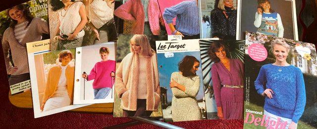 Image 2 of GOOD SELECTION OF LADIES KNITWEAR PATTERNS, PRICED 4 FOR £1