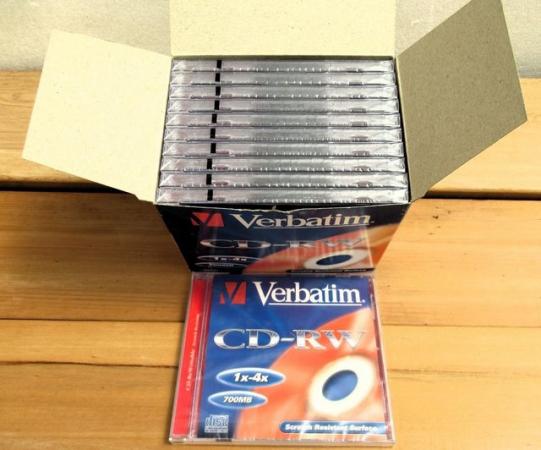 Image 3 of Verbatim CD-RW - New/Sealed 10 Pack plus 1 - 700mb