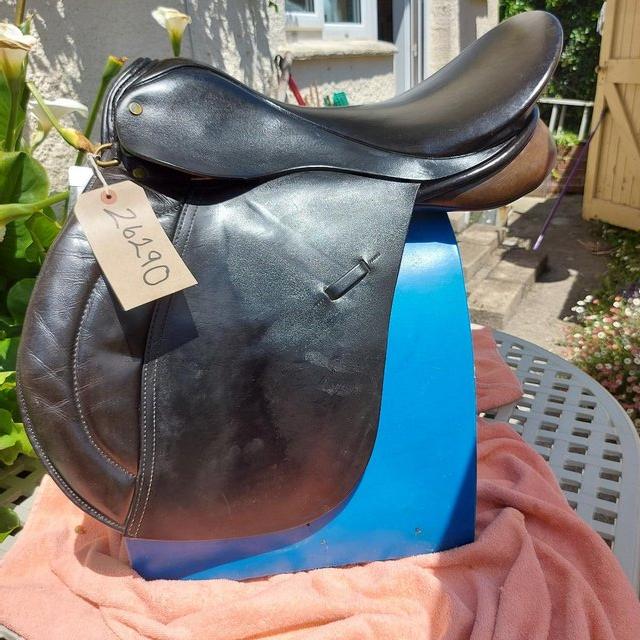 Preview of the first image of Black used Gp hunt event saddle£150.