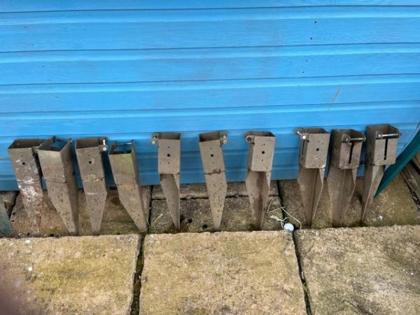 Image 1 of Garden Fence post spikes 75mm