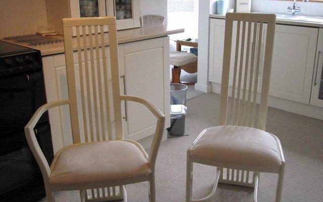 Image 1 of ELEGANT HIGH-BACK DINING/KITCHEN CHAIRS.