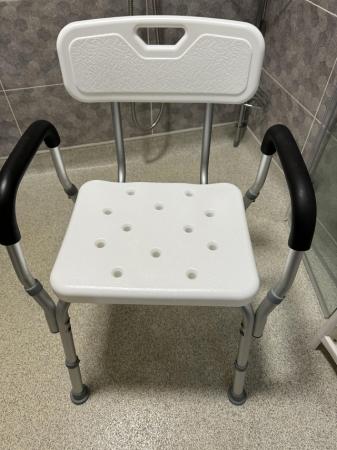 Image 1 of Adjustable Height Shower Seat